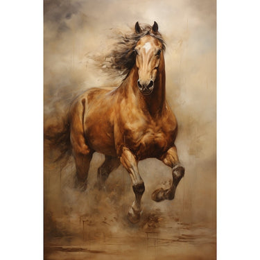 Antique Horse Canvas
